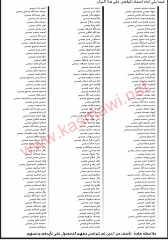 كفرقاسم : شباب عائلة عيسى  لم نعد ذلك القطيع الذي تتناوبون على ذبحة من اجل مصالحكم وتصفية حساباتكم  بيان رقم (1)  